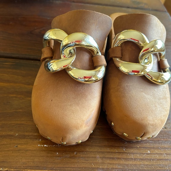 Charles David Siena Leather Clogs shoes 38 - Picture 1 of 15